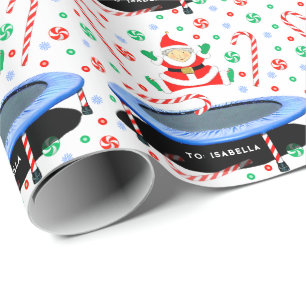 Trampolin julklapp presentpapper