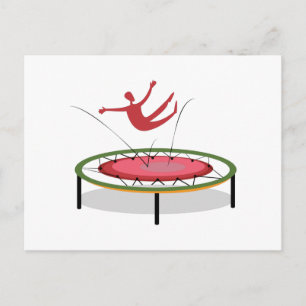 Trampolin Vykort