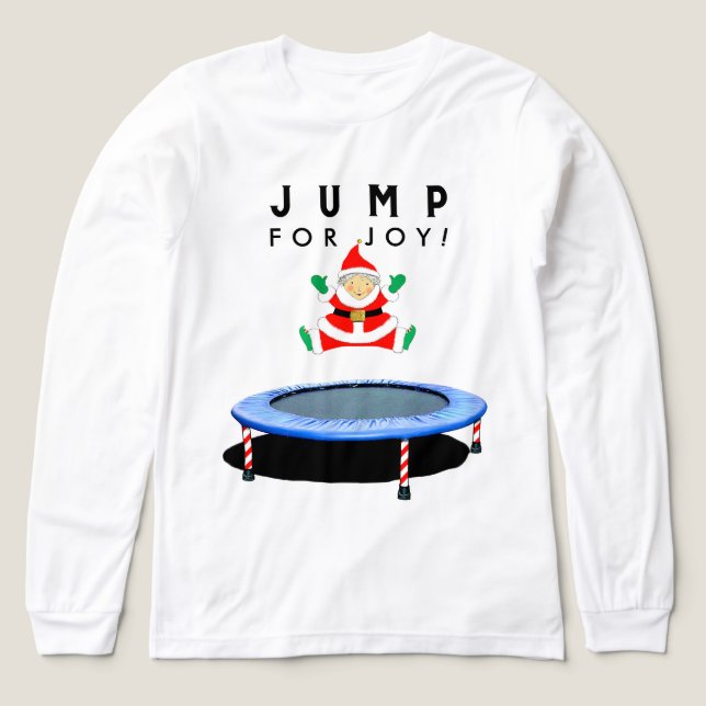 Trampoline Christmas T Shirt (Design framsida)