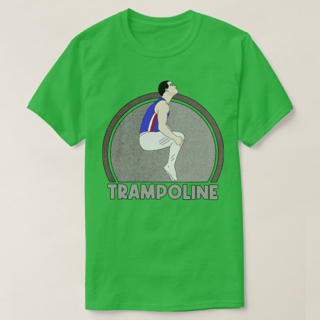Trampoline Gymnastics 2 T Shirt (Design framsida)
