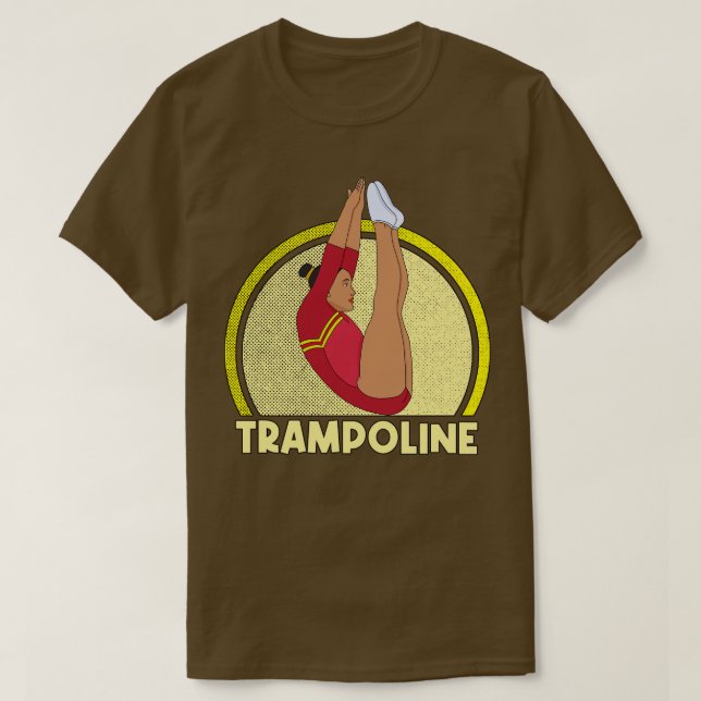 Trampoline Gymnastics 3 T Shirt (Design framsida)