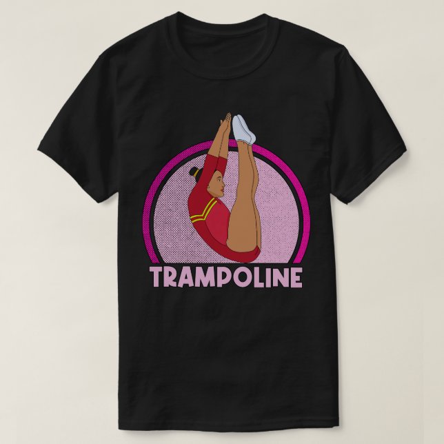 Trampoline Gymnastics 4 T Shirt (Design framsida)