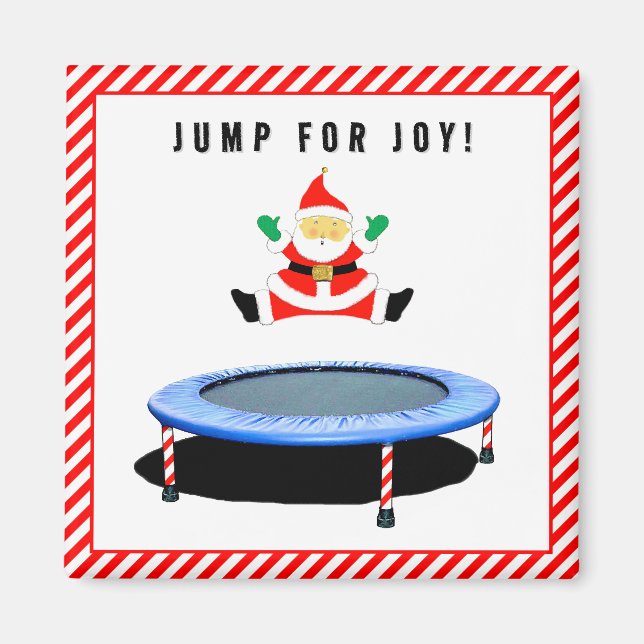 Trampoline Gymnastics Stocking Stuffers Magnet (Framsidan)