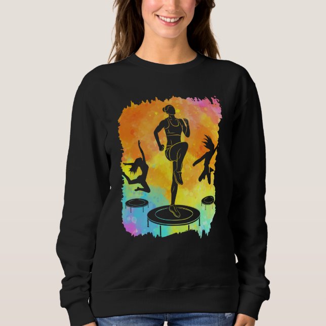 Trampoline Jumping Trampoline Gymnastics  19 T Shirt (Framsida)