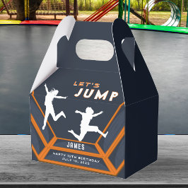 Trampoline Park Låt oss Födelsedagsfesten Jump Ora Presentaskar