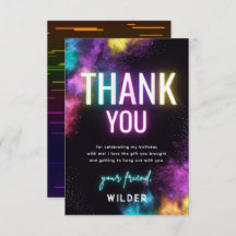 Trampoline Party - tackkort