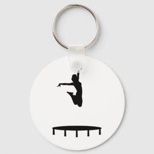 Trampolineflicka Nyckelring