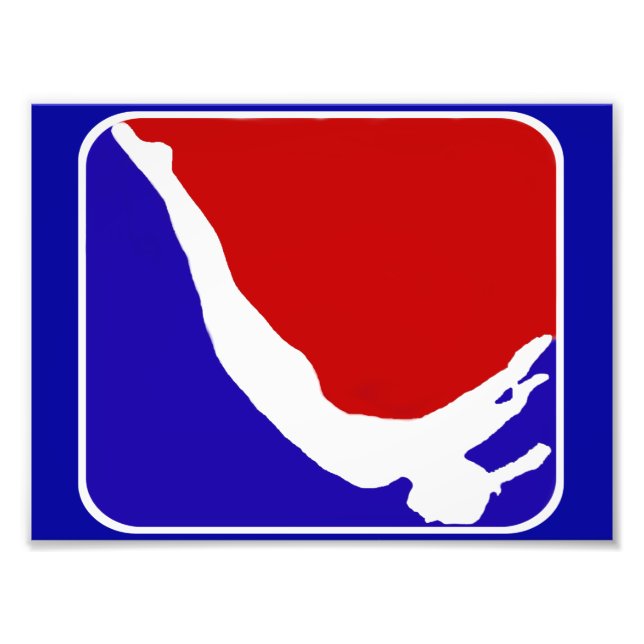 Trampolinegymnast Fototryck (Framsidan)