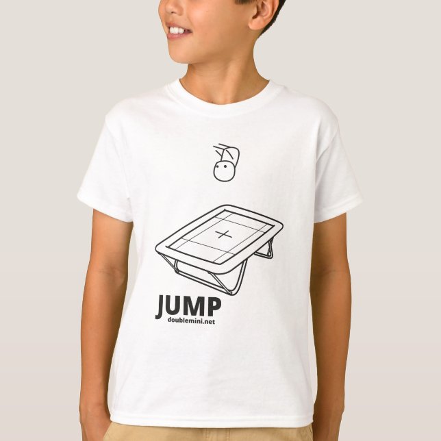 TrampolineHOPP Tee Shirt (Framsida)