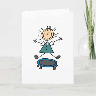 Trampolinestick figurkort kort