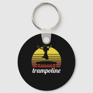 Trampolining Gymnastics Gymnast Fitness Exercise Nyckelring