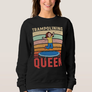 Trampolining Queen Jumping Trampoline Gymnastics T Shirt
