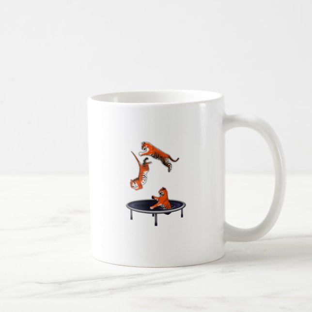 trampolining tiger kaffemugg (Höger)