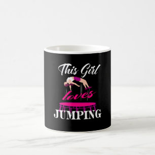 Trampolinor Gift Idea Women Jumping Fitness Kaffemugg