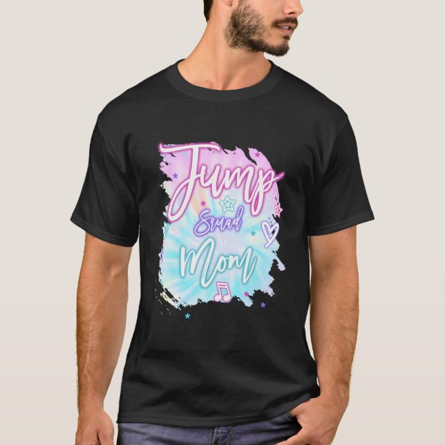 Trampolins-jumpdag i mamma Mamma T Shirt (Framsida)