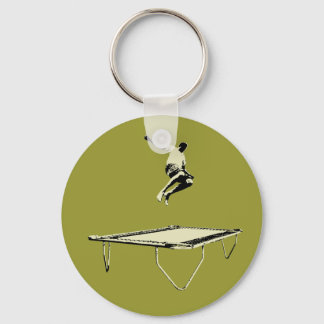 Trampolins-nyckelkedja 3 nyckelring