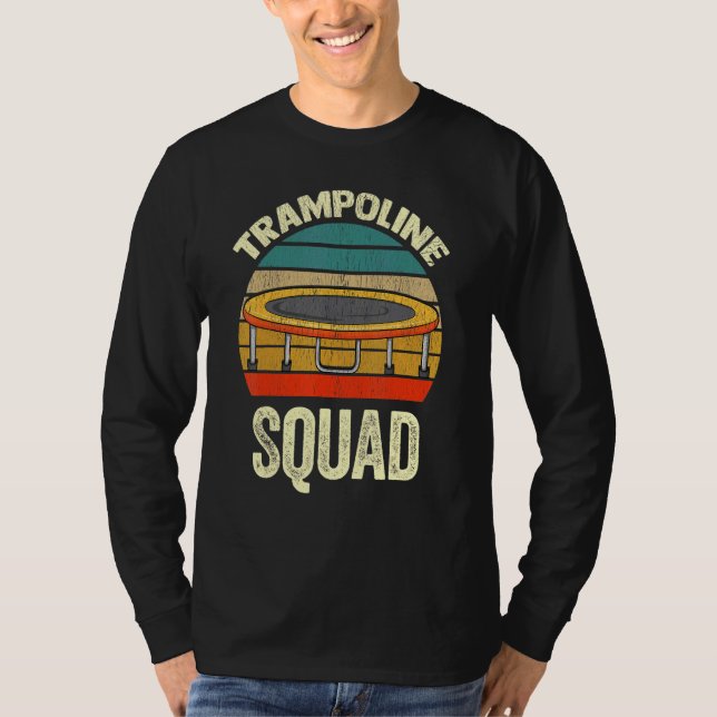 Trampolins-ruta T Shirt (Framsida)
