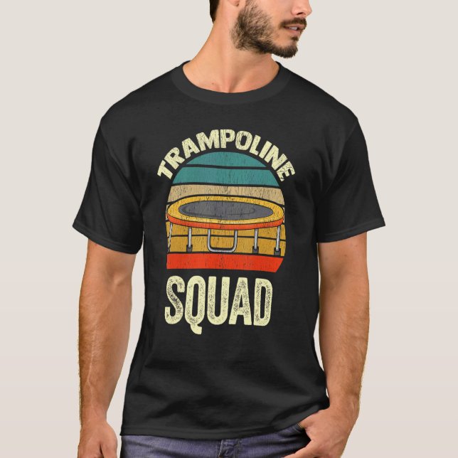 Trampolins-ruta T Shirt (Framsida)