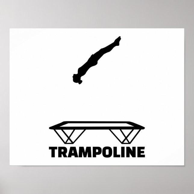 Trampolintrampolinist Poster (Framsidan)