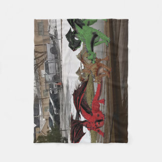 Trämurskonst Fleecefilt