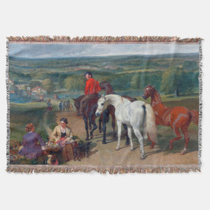 Träna de kungliga hästarna John Frederick Herring Filt
