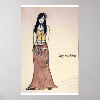 Träna delen, Shy maiden Poster