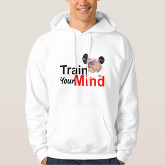 Träna Ditt Sinne Motiverande Hjärnträning Design Hoodie