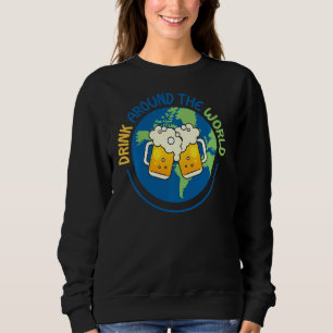 Träna Drinking Tshirts Drink Värld runt