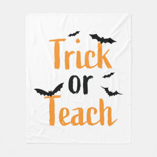 Träna eller undervisa - Halloween-design Fleecefilt