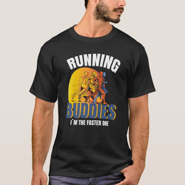 träna halvmaraton t shirt (Framsida)