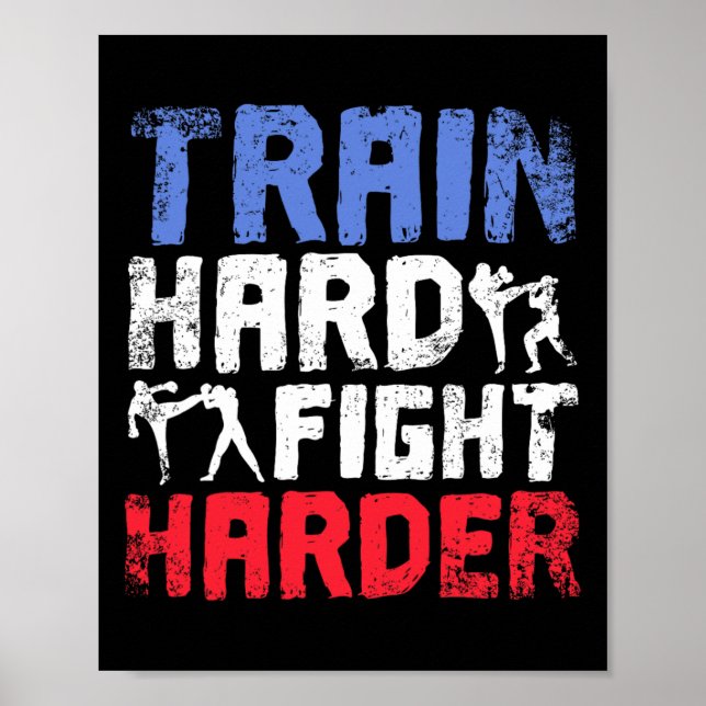 Träna hårt, kämpa hårdare Savate  Poster (Framsidan)
