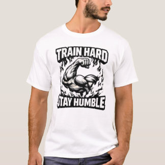 Träna hårt, var ödmjuk – Gym Mindset Balans Tröja