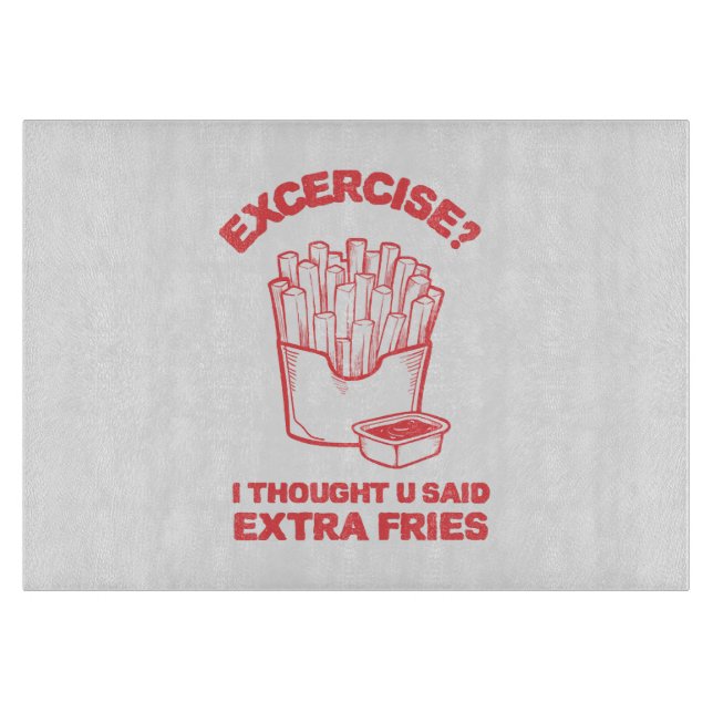 Träna Jag trodde du sa extra pommes frites - pomme (Framsidan)