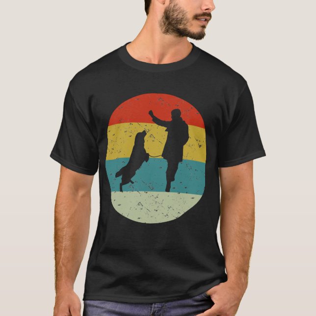 träna min hund t shirt (Framsida)