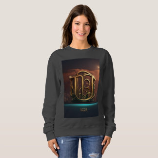 Träna "Noor" 3D-Logotypens design för kvinnor T Shirt