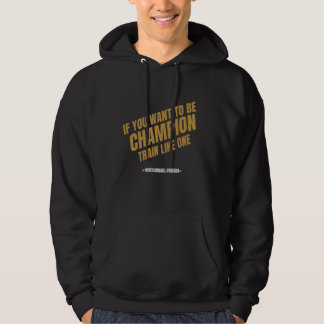 Träna Som En Mästare Hoodie