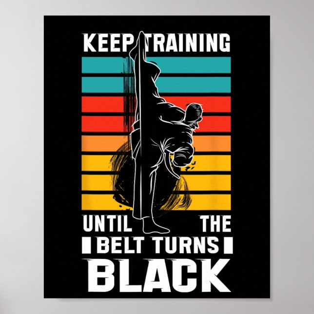 Träna tills klockan svärtas poster (Framsidan)