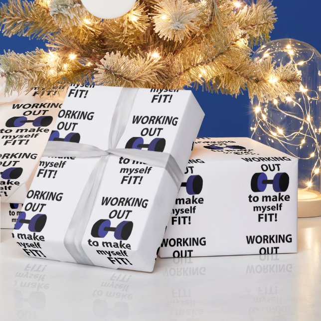 Träna Träningsvikter Träning Presentpapper (Helgdagar)