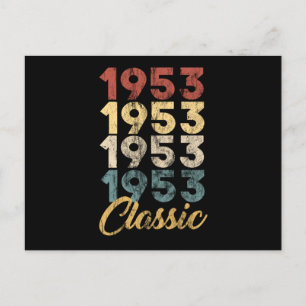 Tränad Retro Classic född 1952 66:e Helg Vykort