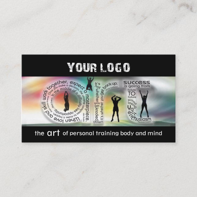 Tränar Affärskort Visitkort (Framsida)