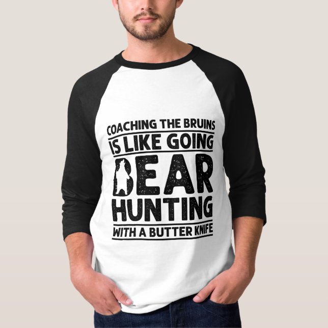 Tränar att Bruins är som björn T Shirt (Framsida)