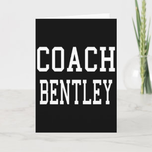 Tränare Bentley Anpassad Fotboll Baseboll Lag Kort