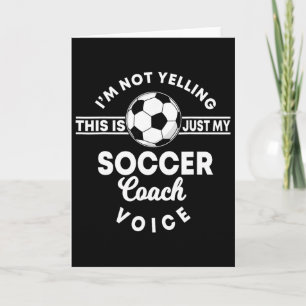 Tränare Coaching Fotboll Coach Mamma Pappa Röst Kort
