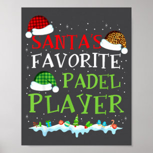Tränare Favorit s Spelare Padel Santa Padel Kul Hu Poster