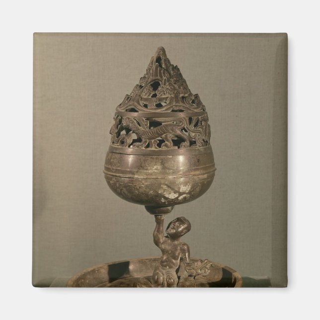 Tränare i form av po-shan-lu magnet (Framsidan)