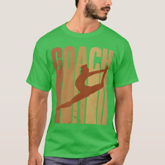 Tränare i gymnastik Retro silhuett vänner T Shirt