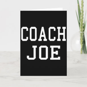 Tränare Joe Anpassat Fotboll Fotboll Baseboll Lag Kort