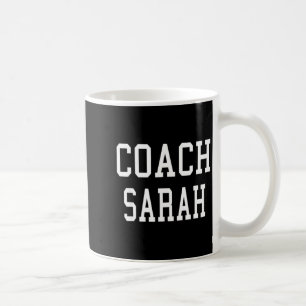Tränare Sarah Anpassat Fotboll Baseboll Lag T Kaffemugg