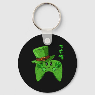 Tränare Shamrock St patricks day Gaming Gamer Nyckelring