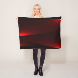 Tranbär och svarta ljus fleecefilt